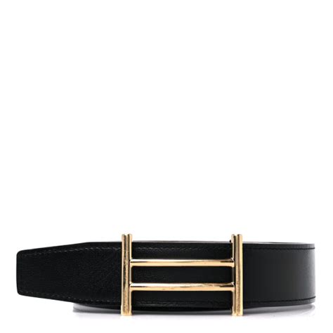 hermes mens black belt115-46